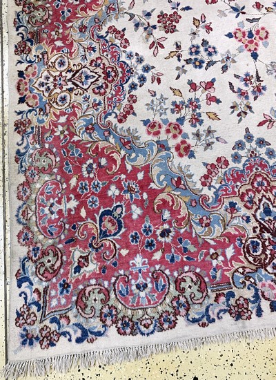 27118861b - Kerman, Persien, Mitte 20.Jhd, Wolle auf Baumwolle, ca. 370 x 266 cm, EHZ: 3 ...