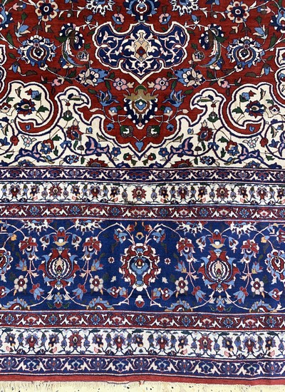 27118863b - Esfahan´Shooreshi´fein, Persien, Anfang 20.Jhd, Korkwolle auf Baumwolle, ca. 370 x ...