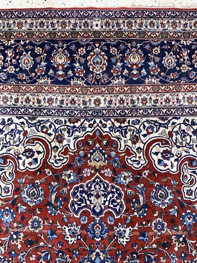 27118863i - Esfahan´Shooreshi´fein, Persien, Anfang 20.Jhd, Korkwolle auf Baumwolle, ca. 370 x ...