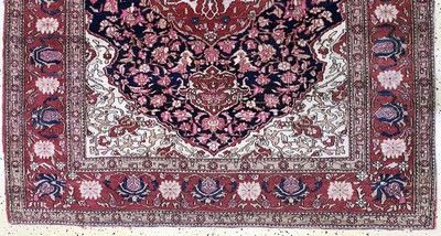 27118864c - Esfahan antik, Persien, um 1900, Wolle auf Baumwolle, ca. 214 x 146 cm, EHZ: 3 ...