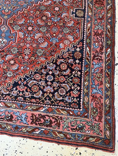 27118871b - Bidjar alt, Persien, Anfang 20.Jhd, Wolle auf Baumwolle, ca. 165 x 115 cm, EHZ: 2 ...