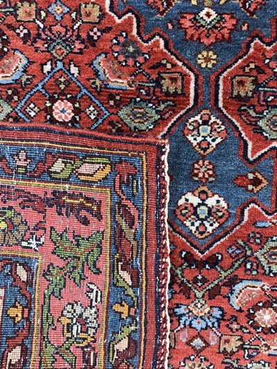 27118871f - Bidjar alt, Persien, Anfang 20.Jhd, Wolle auf Baumwolle, ca. 165 x 115 cm, EHZ: 2 ...