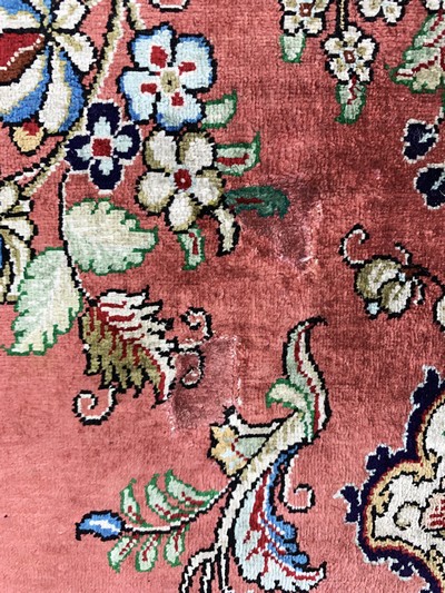 27118880f - Ghom Seide fein, Persien, Ende 20.Jhd, reine Naturseide, ca. 202 x 65 cm, ca. 1,0 Mio. ...