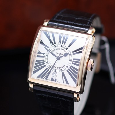 27118957a - FRANCK MULLER ungetragene Armbanduhr Master Square in RG 750/000 Referenz 6000 H SC DT R, ...