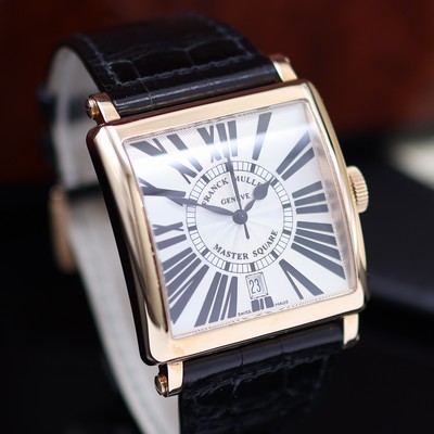 27118957c - FRANCK MULLER ungetragene Armbanduhr Master Square in RG 750/000 Referenz 6000 H SC DT R, ...