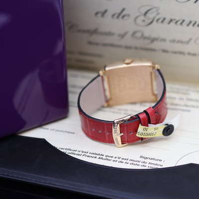 27118959f - FRANCK MULLER seltene, ungetragene Armbanduhr Master Square Dragon Myth in RG 750/000 mit ...