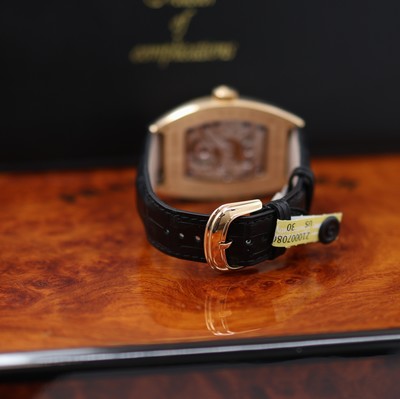 27118994e - FRANCK MULLER hochfeine, ungetragene Armbanduhr Cintree Curvex Imperial Tourbillon in RG ...