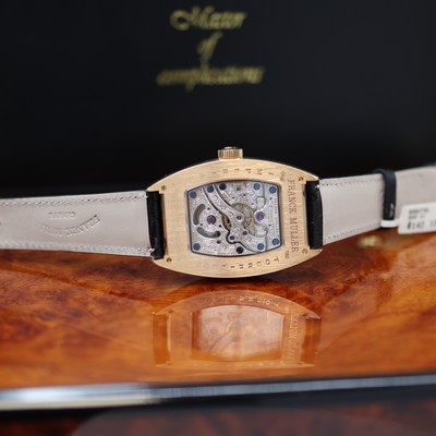 27118994f - FRANCK MULLER hochfeine, ungetragene Armbanduhr Cintree Curvex Imperial Tourbillon in RG ...
