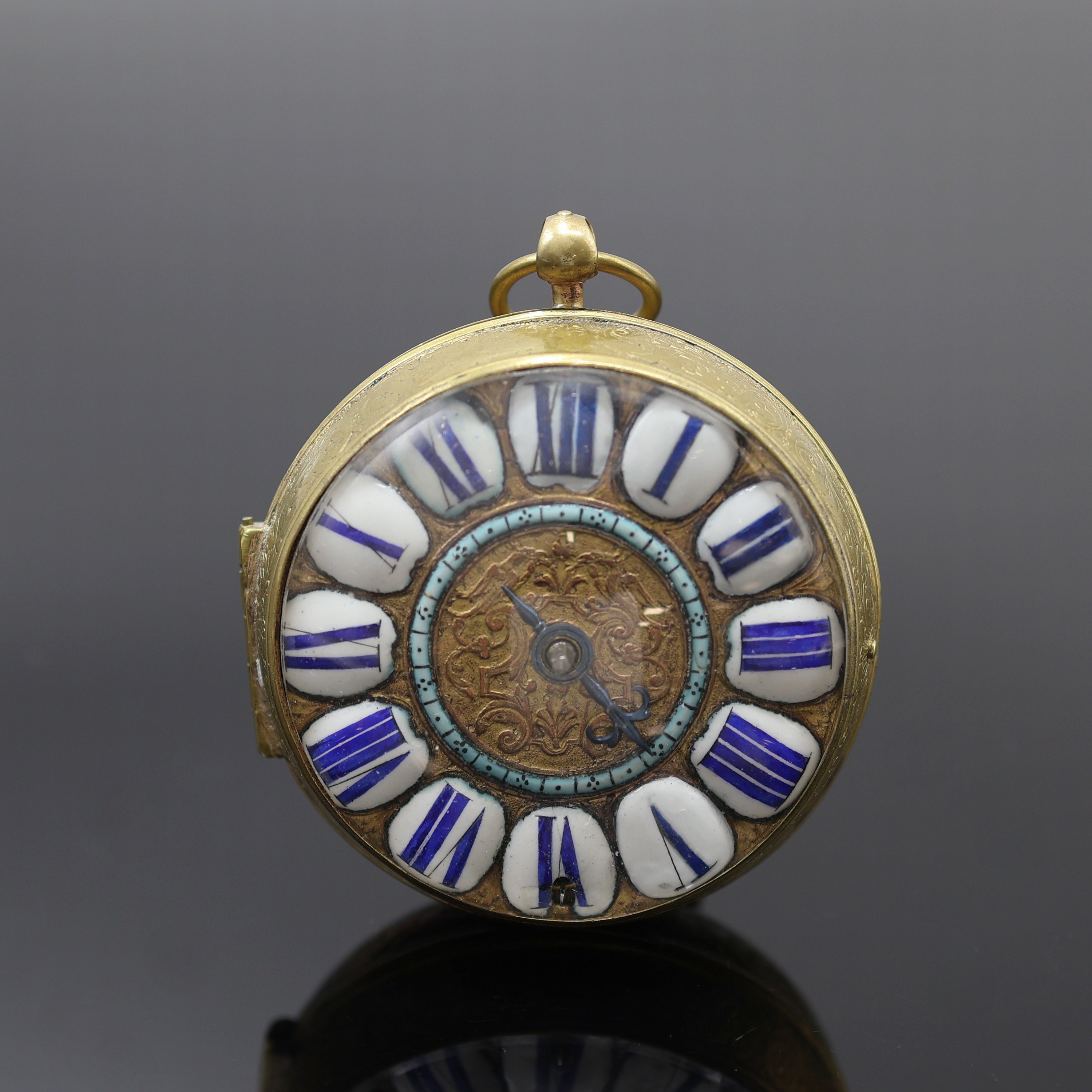 Image 27119081 - JEAN ASSELIN, Rouen frühe einzeigrige Spindeltaschenuhr, Frankreich um 1690, ...