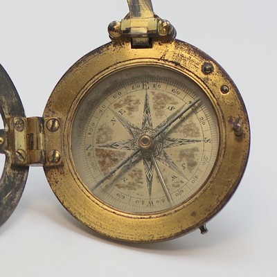 27119047d - Sonnenuhr bezeichnet C. Blunt London, um 1900 nach Vorbild des 18. Jhd., Messing ...