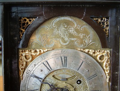 27119054b - Barockuhr, Provenienz Markgrafschaft Ansbach / Bayreuth, um 1760, Holzgehäuse, ...