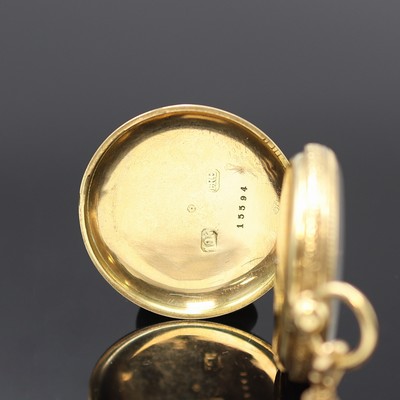 27119088b - Damentaschenuhr in GG 750/000 Staubdeckel graviert ´Bertha von Sarntheim´, Schweiz um ...