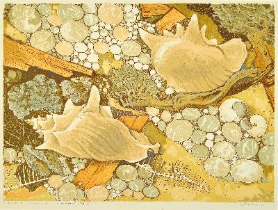 27119170a - Erich Rockenbach, 1911-1984 Ludwigshafen am Rhein, 3 Farblithographien, alle handsign., ...