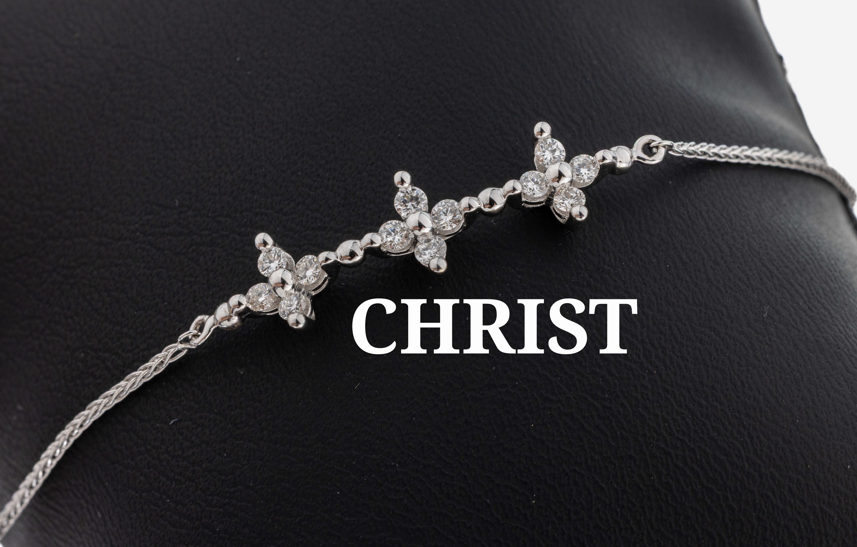 Image 27119474 - 14 kt Gold CHRIST Brillant-Armband, WG 585/000, 12 Brillanten zus. ca. 0.40 ct Weiß/p ...