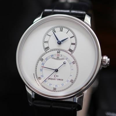 27119414a - JAQUET DROZ ungetragene Herrenarmbanduhr Grande Seconde Referenz J007030242, Automatik, ...