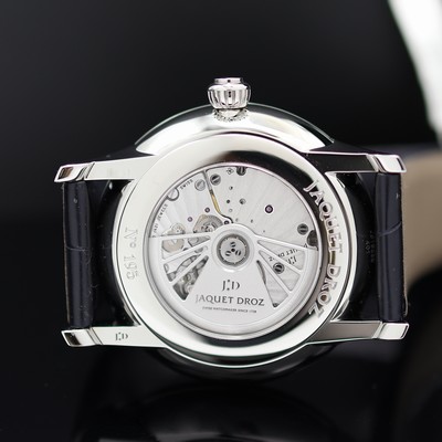 27119417e - JAQUET DROZ ungetragene Herrenarmbanduhr Grande Seconde Dual Time Referenz J016030241, ...