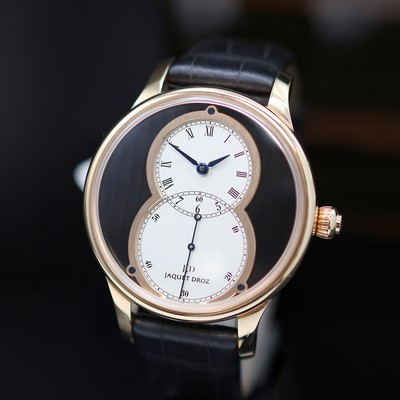 27119419a - JAQUET DROZ ungetragene Herrenarmbanduhr Grande Seconde Circled in Rosegold 750/000 ...