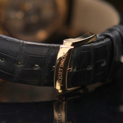 27119419c - JAQUET DROZ ungetragene Herrenarmbanduhr Grande Seconde Circled in Rosegold 750/000 ...