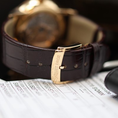 27119423c - JAQUET DROZ ungetragene Herrenarmbanduhr Grande Seconde Moon in Rosegold 750/000 Referenz ...