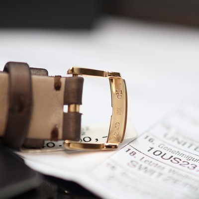 27119424d - JAQUET DROZ ungetragene Damenarmbanduhr Petite Heure Minute in Rosegold 750/000 Referenz ...