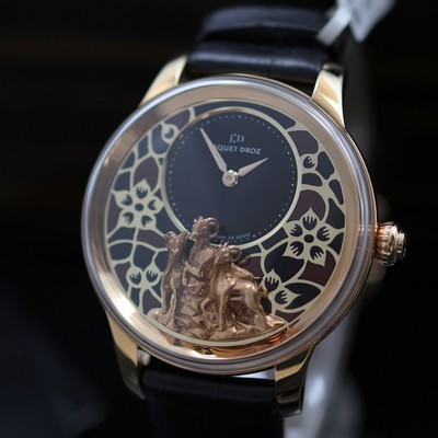 27119427a - JAQUET DROZ Ateliers d´Art ungetragene & seltene, auf 28 Stück limitierte Armbanduhr ...