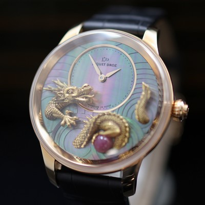 27119428a - JAQUET DROZ Ateliers d´Art ungetragene & seltene, auf 88 Stück limitierte Armbanduhr ...