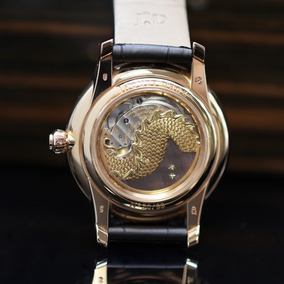 27119428f - JAQUET DROZ Ateliers d´Art ungetragene & seltene, auf 88 Stück limitierte Armbanduhr ...
