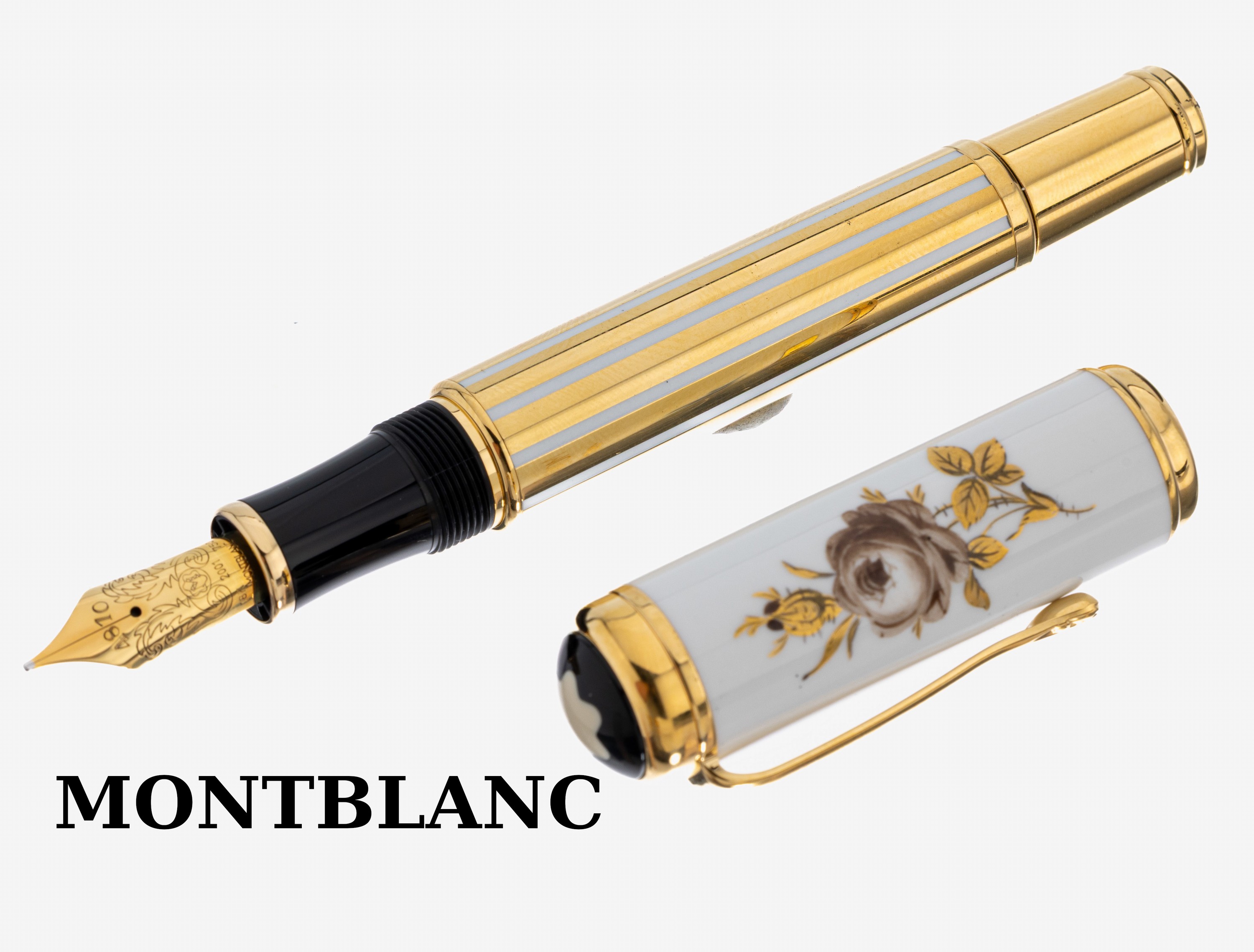 Image 27119502 - MONTBLANC Füllfederhalter Marquise de Pompadour, aus der Patron of Art Edition 2001, ...