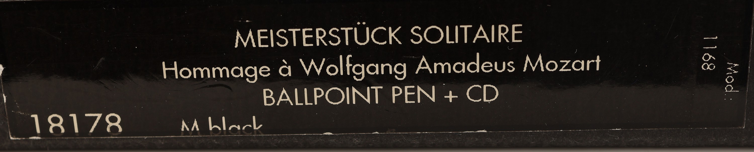 Detail f: MONTBLANC Drehkugelschreiber MEISTERSTÜCK Solitaire Czar Nicolai, Hommage an WolfgangAmadeus Mozart mit CD, Oberhalb mit Malachiteinlage, ...