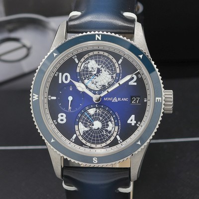 27119534a - MONTBLANC 1858 Geosphere Herrenarmbanduhr Referenz 125565, Schweiz um 2019, Automatik, ...