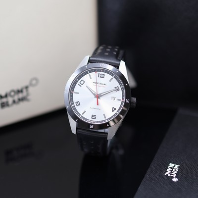 Image MONTBLANC Timewalker unworn wristwatch reference M116058, self winding, on both sides ...