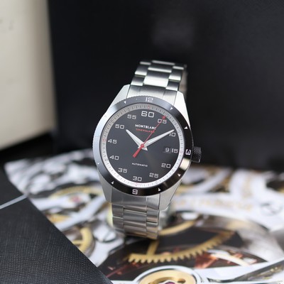 Image MONTBLANC Timewalker unworn wristwatch reference M116060, self winding, on both sides ...