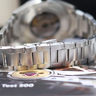 27119547d - MONTBLANC Timewalker ungetragene Armbanduhr Referenz M116060, Automatik, beids. vergl. ...