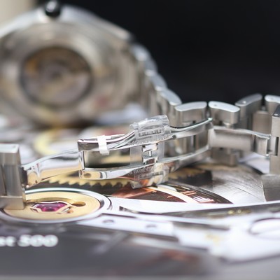 27119547e - MONTBLANC Timewalker ungetragene Armbanduhr Referenz M116060, Automatik, beids. vergl. ...