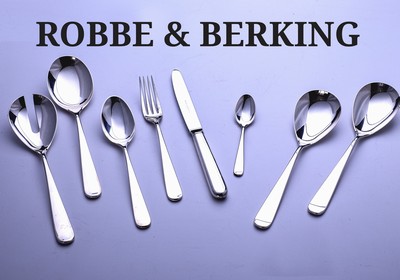 Image Dinner cutlery for 6 persons, ROBBE & BERKING , silver 925, model Dante, comprising of: ...