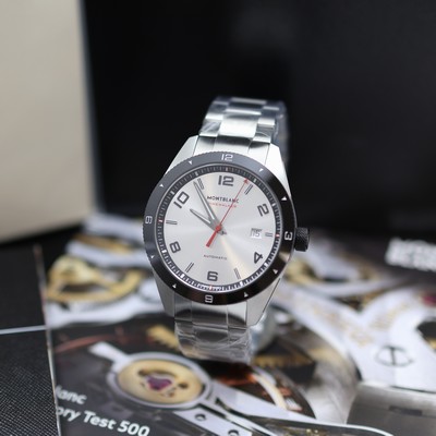 Image MONTBLANC Timewalker unworn wristwatch reference M116060, self winding, on both sides ...