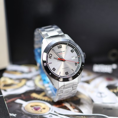 27119555a - MONTBLANC Timewalker ungetragene Armbanduhr Referenz M116060, Automatik, beids. vergl. ...