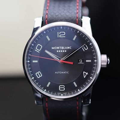 27119572b - MONTBLANC Timewalker Urban seltene, ungetragene, auf 555 Stück limitierte Armbanduhr ...