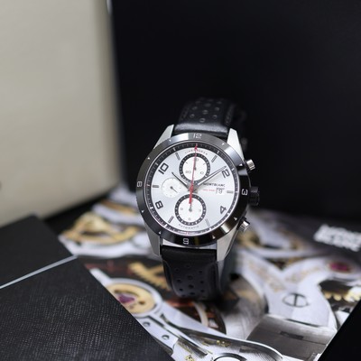 Image MONTBLANC Timewalker unworn chronograph reference M116100, self winding, on both sides ...