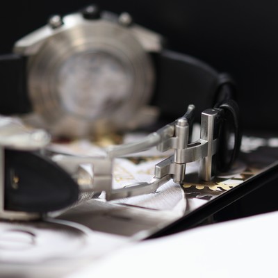 27119587e - MONTBLANC Timewalker ungetragener Armbandchronograph Referenz M116100, Automatik, beids. ...