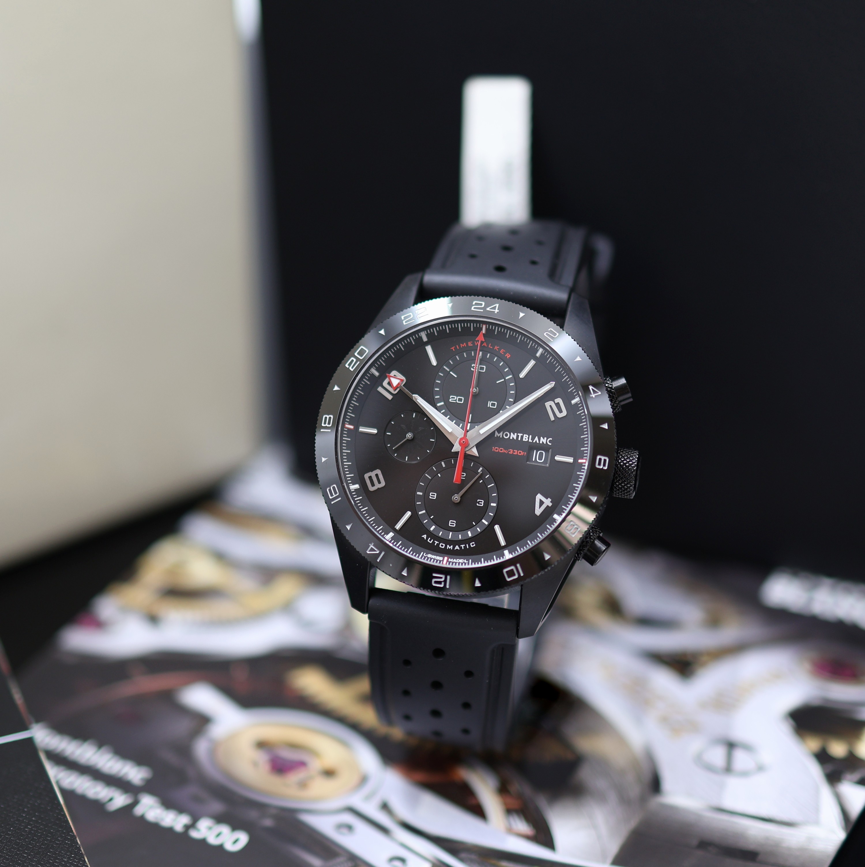 Image 27119614 - MONTBLANC Timewalker UTC Armbandchronograph Referenz M116101, Automatik, beids. vergl., ...