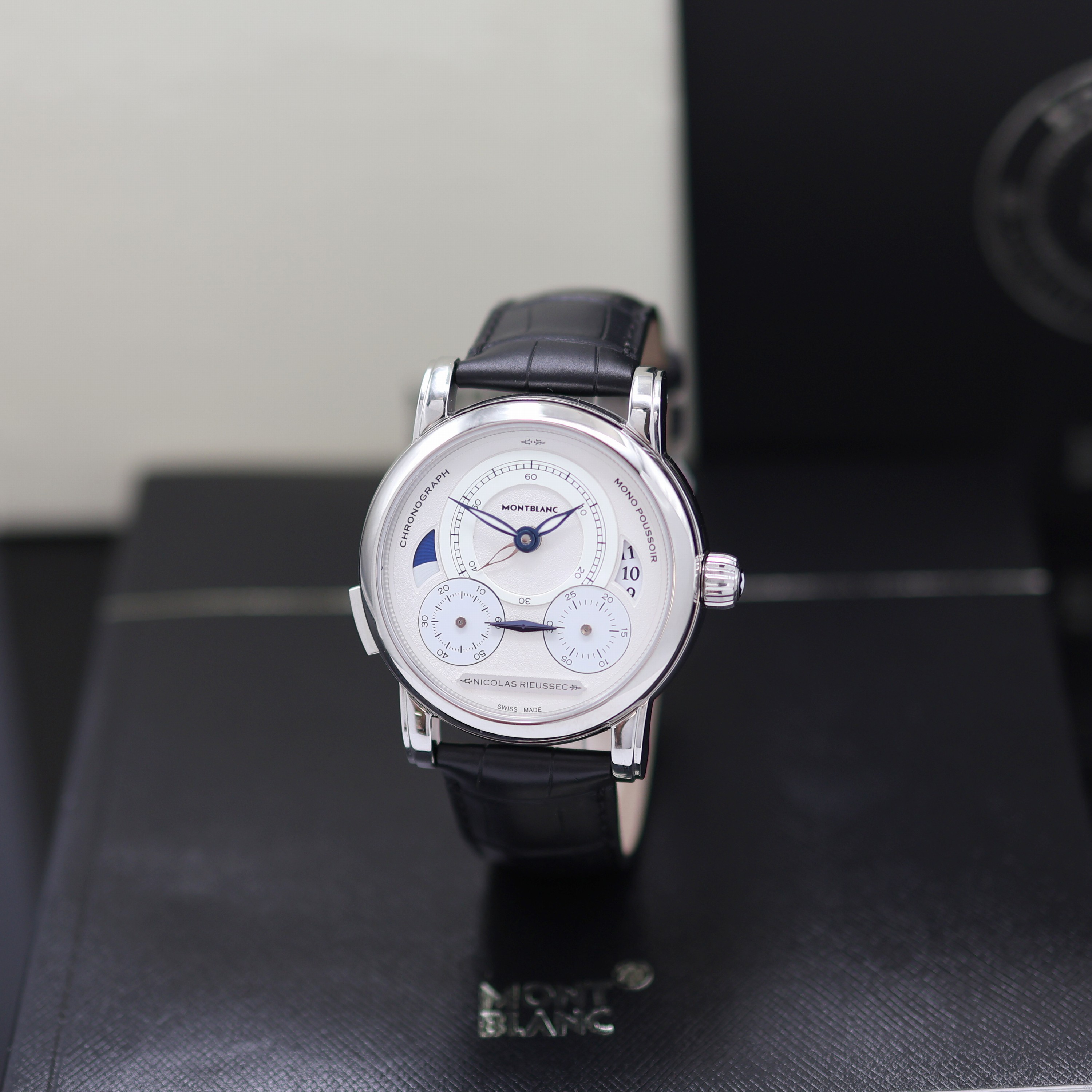 Image 27119623 - MONTBLANC Nicolas Rieussec ungetragener auf 565 Stück limitierter Armbandchronograph ...