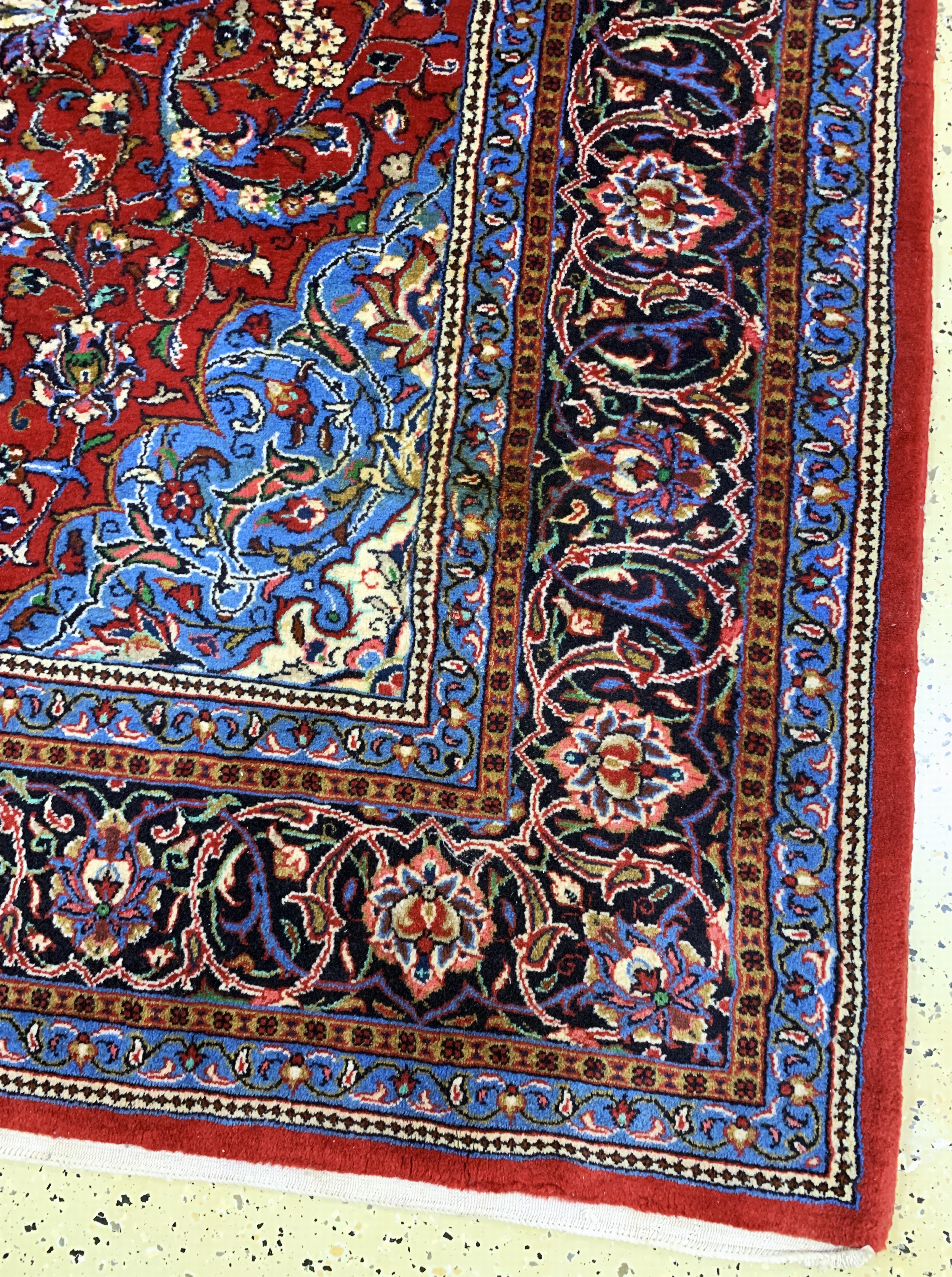 Detail a: Sarogh, Persien, Ende 20.Jhd, Wolle auf Baumwolle, ca. 348 x 259 cm, EHZ: 2
