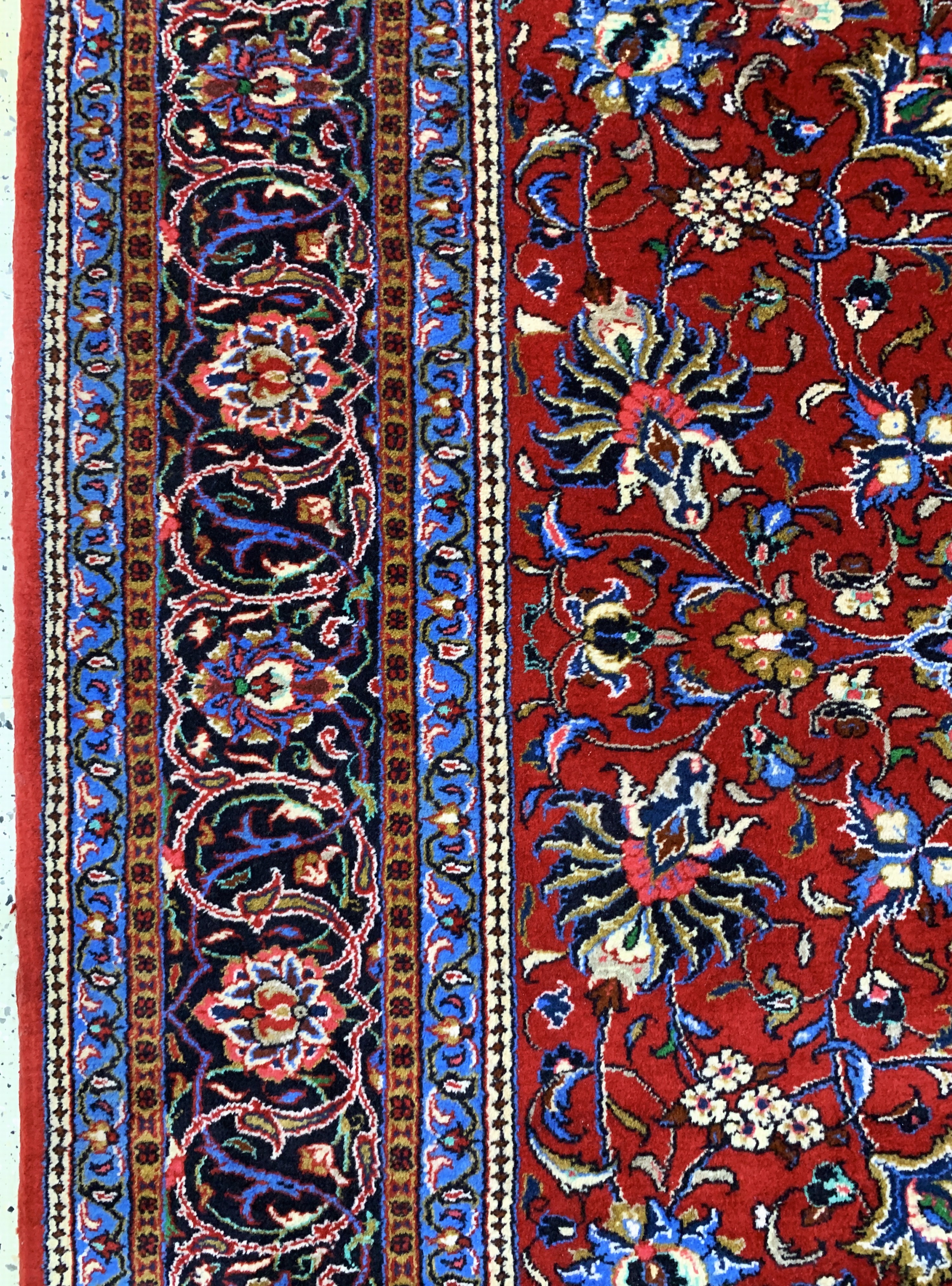 Detail c: Sarogh, Persien, Ende 20.Jhd, Wolle auf Baumwolle, ca. 348 x 259 cm, EHZ: 2