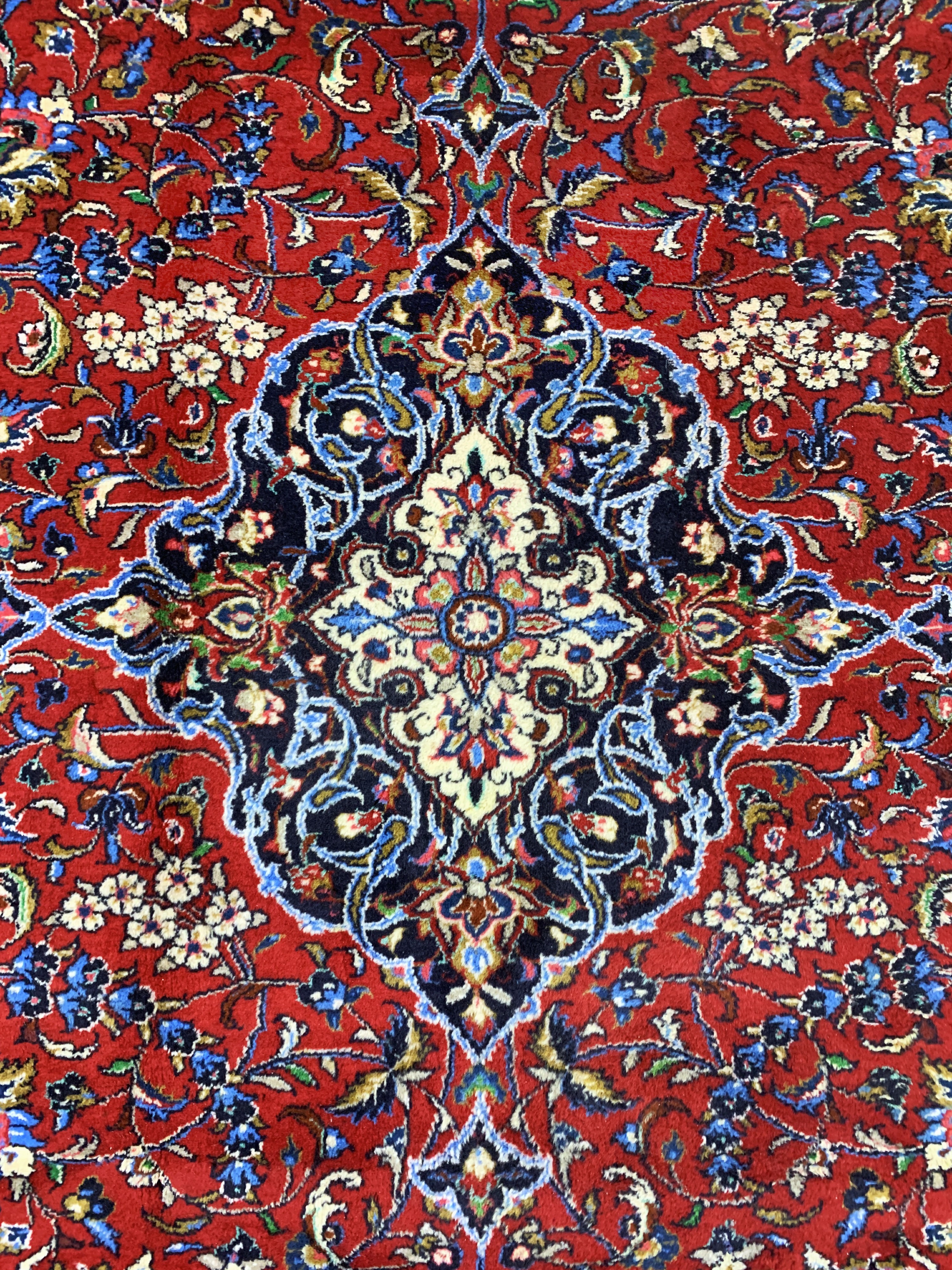 Detail d: Sarogh, Persien, Ende 20.Jhd, Wolle auf Baumwolle, ca. 348 x 259 cm, EHZ: 2