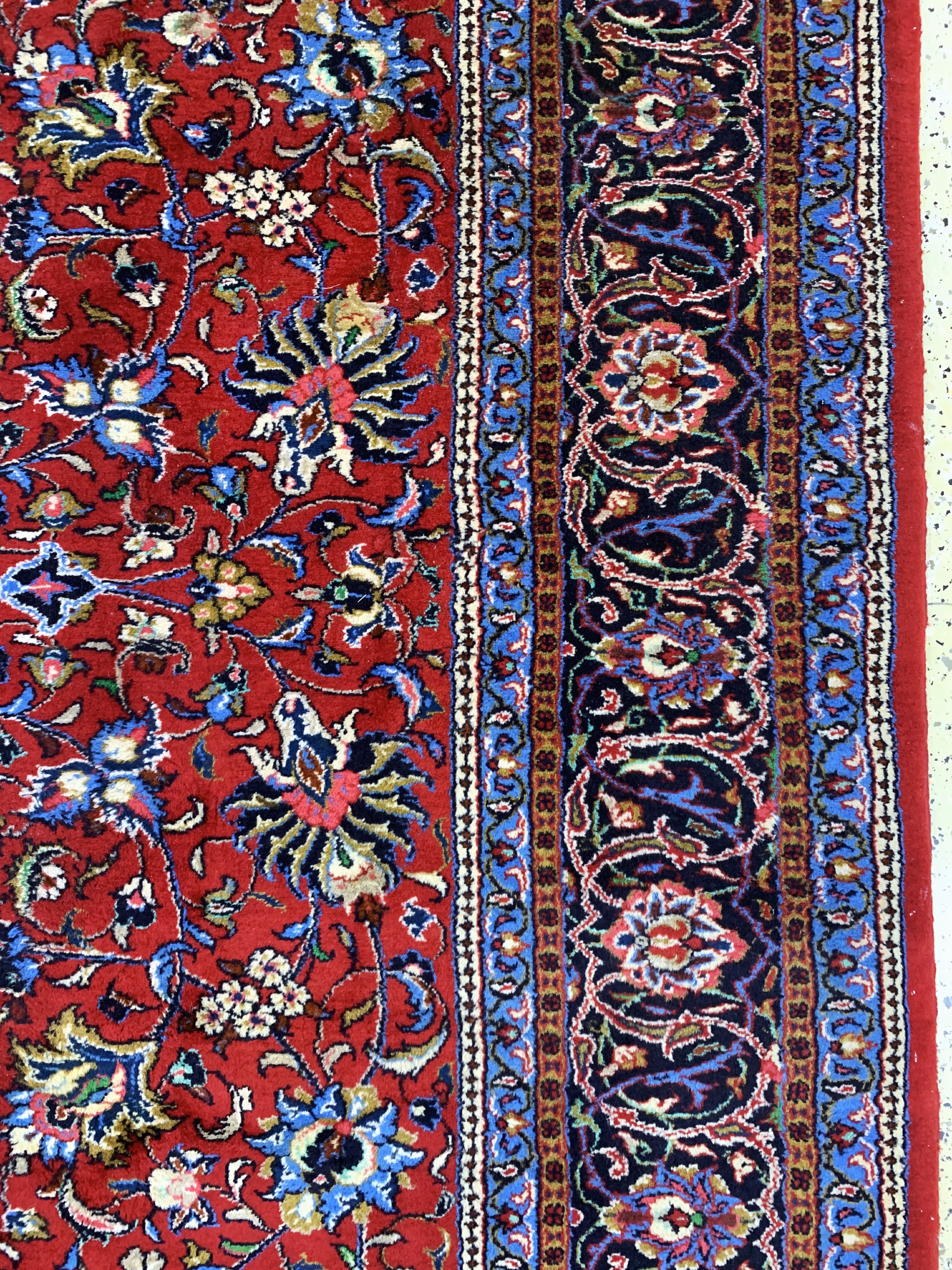 Detail e: Sarogh, Persien, Ende 20.Jhd, Wolle auf Baumwolle, ca. 348 x 259 cm, EHZ: 2