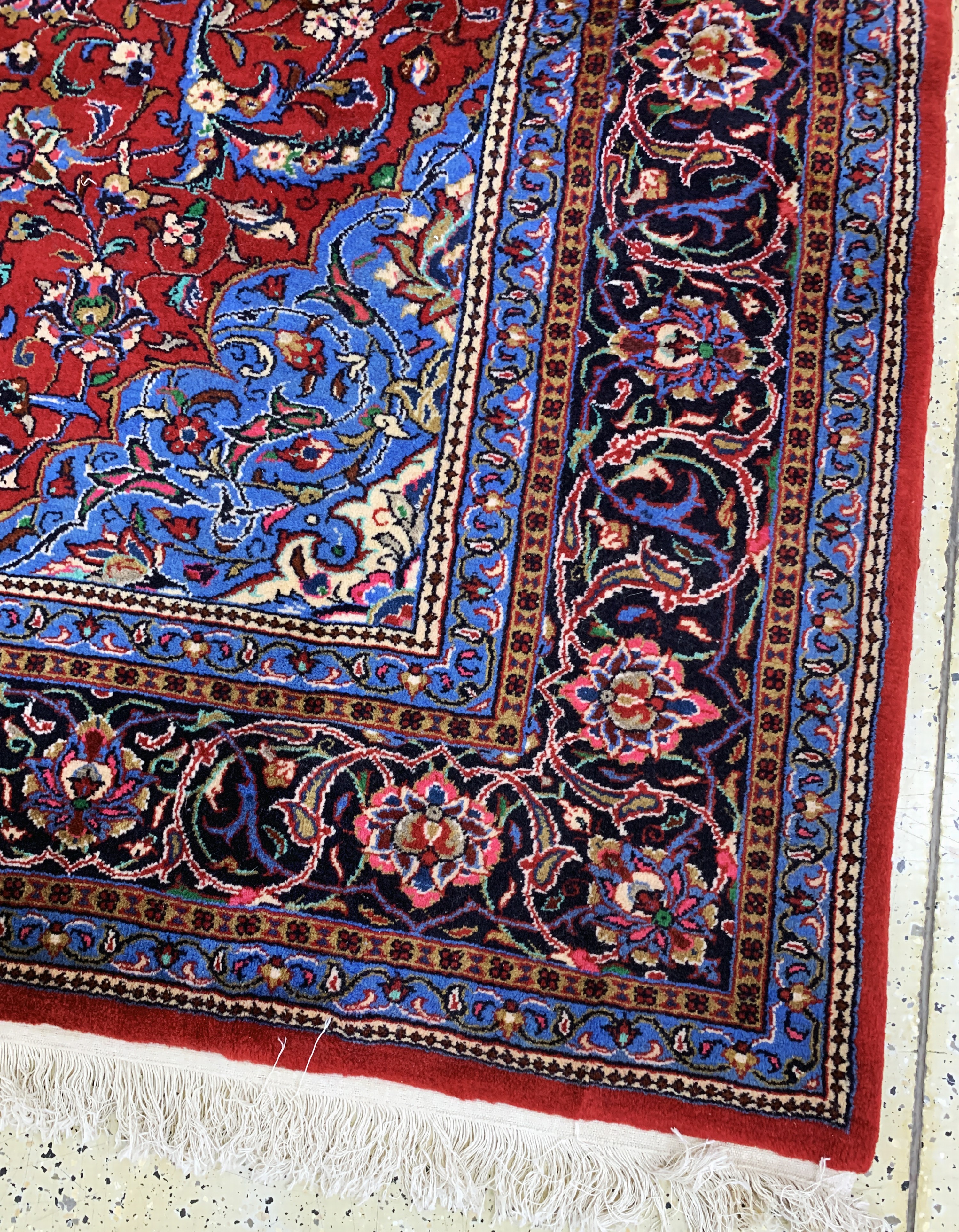 Detail f: Sarogh, Persien, Ende 20.Jhd, Wolle auf Baumwolle, ca. 348 x 259 cm, EHZ: 2
