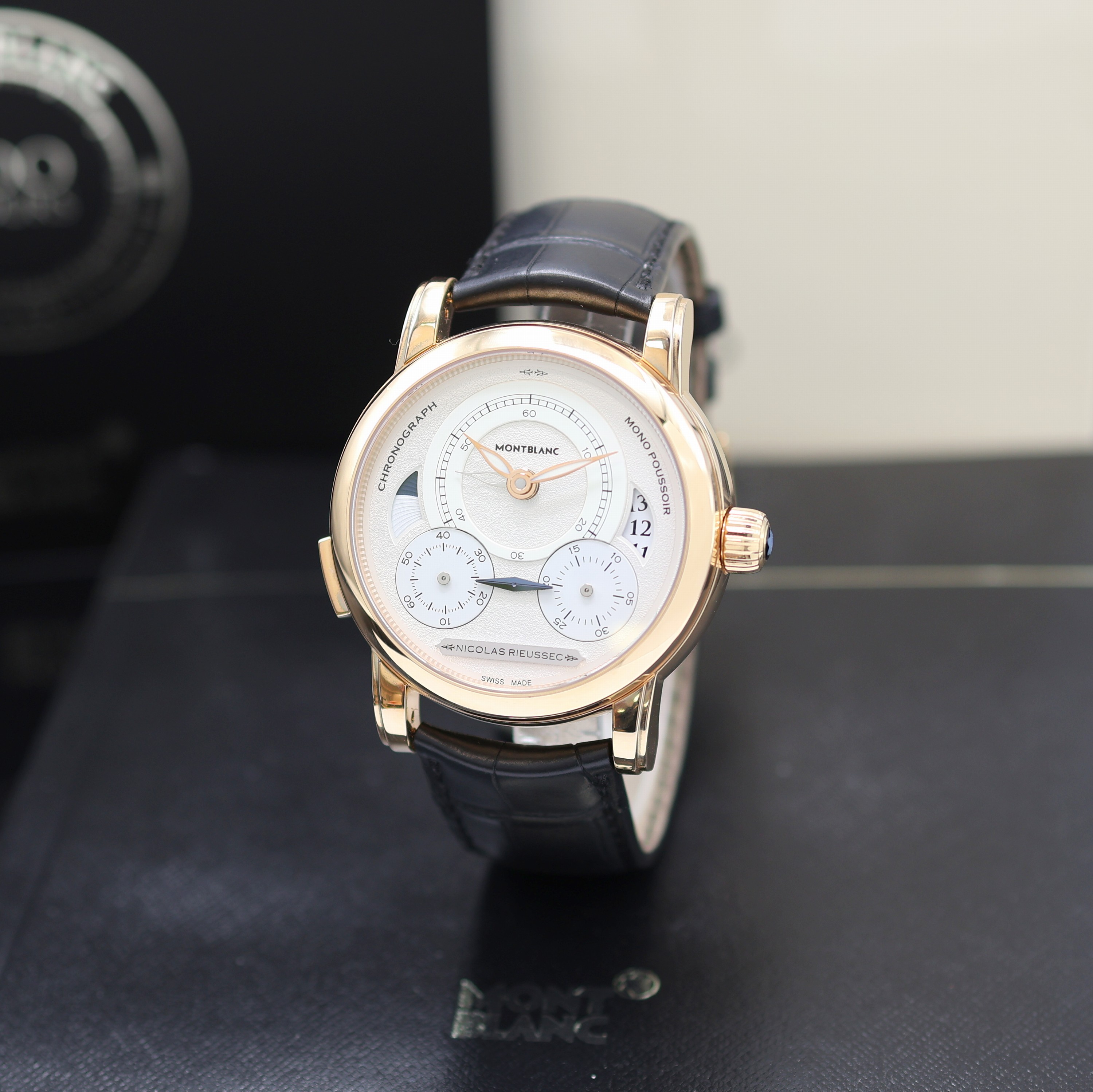 Image 27119655 - MONTBLANC Nicolas Rieussec ungetragener auf 193 Stück limitierter Armbandchronograph ...