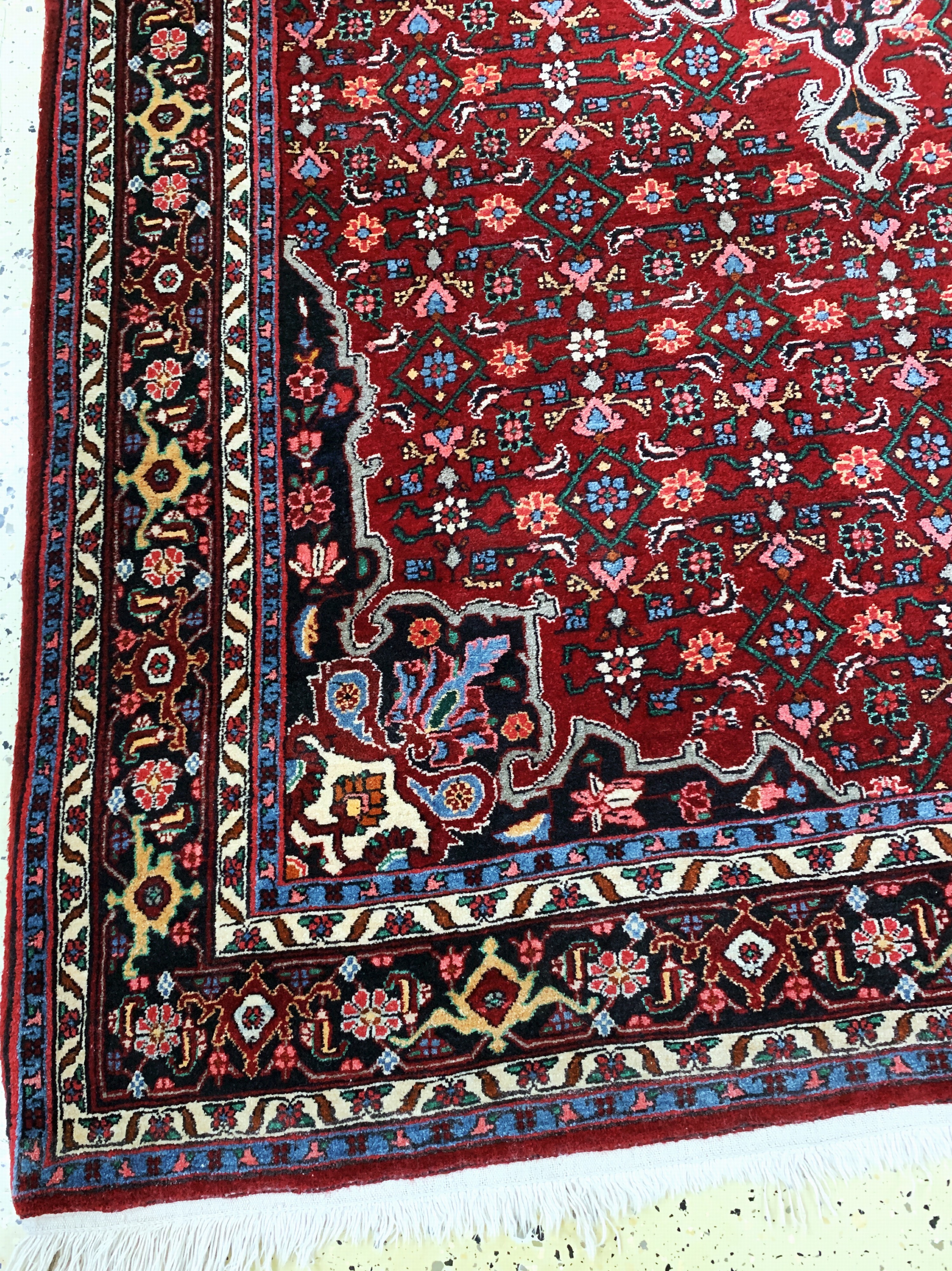 Detail b: Bidjar alt, Persien, Mitte 20.Jhd, Wolle auf Baumwolle, ca. 215 x 140 cm, EHZ: 2