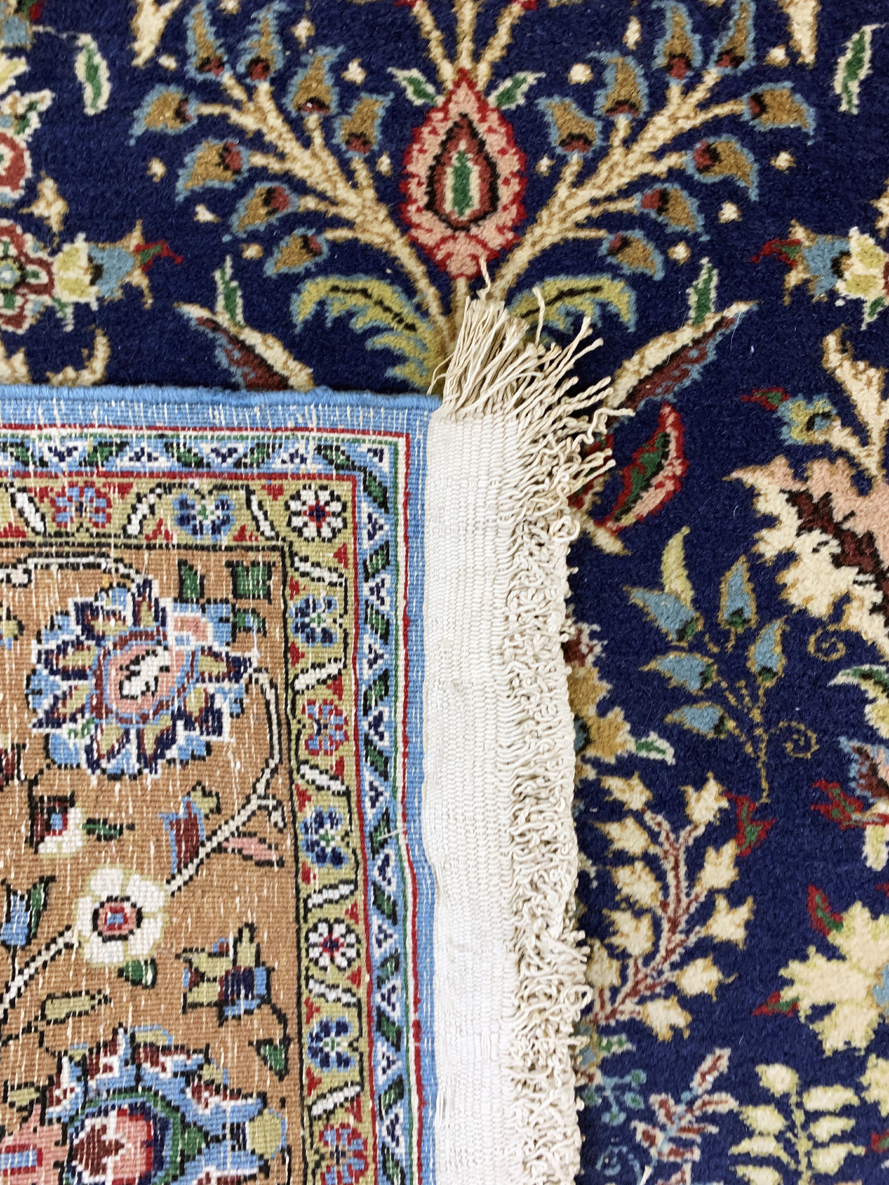 Detail e: Ghom alt, Persien, Mitte 20.Jhd, Wolle auf Baumwolle, ca. 164 x 108 cm, EHZ: 2